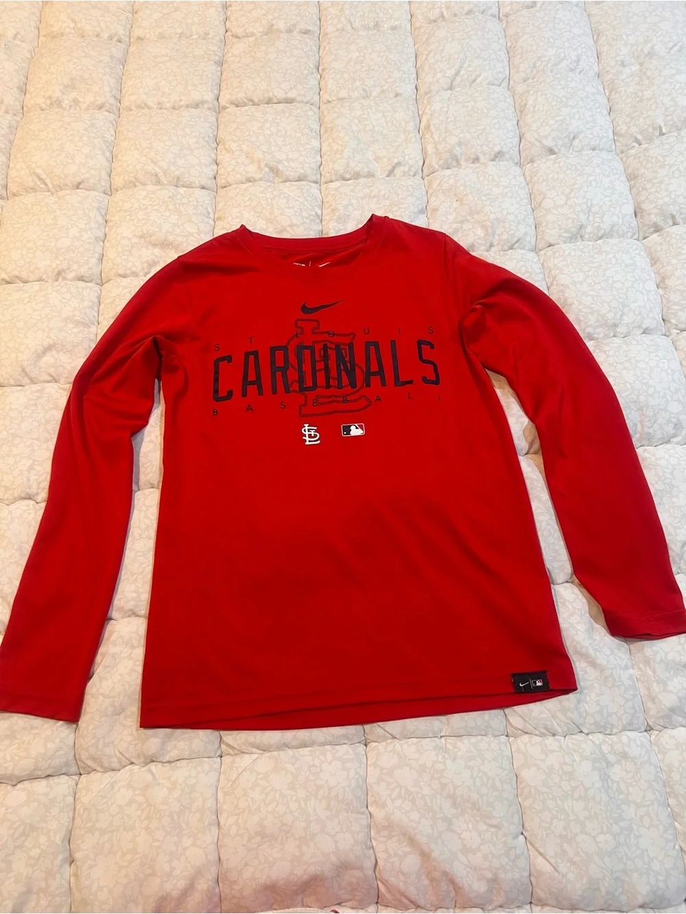 Nike Red St. Louis Cardinals Long-Sleeve Performance Tee